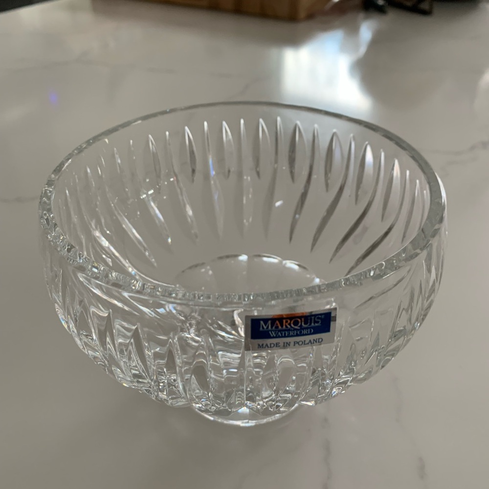 Waterford Marquis SHERIDAN PATTERN Centerpiece or Serving Bowl Made In Poland - Picture 9 of 11